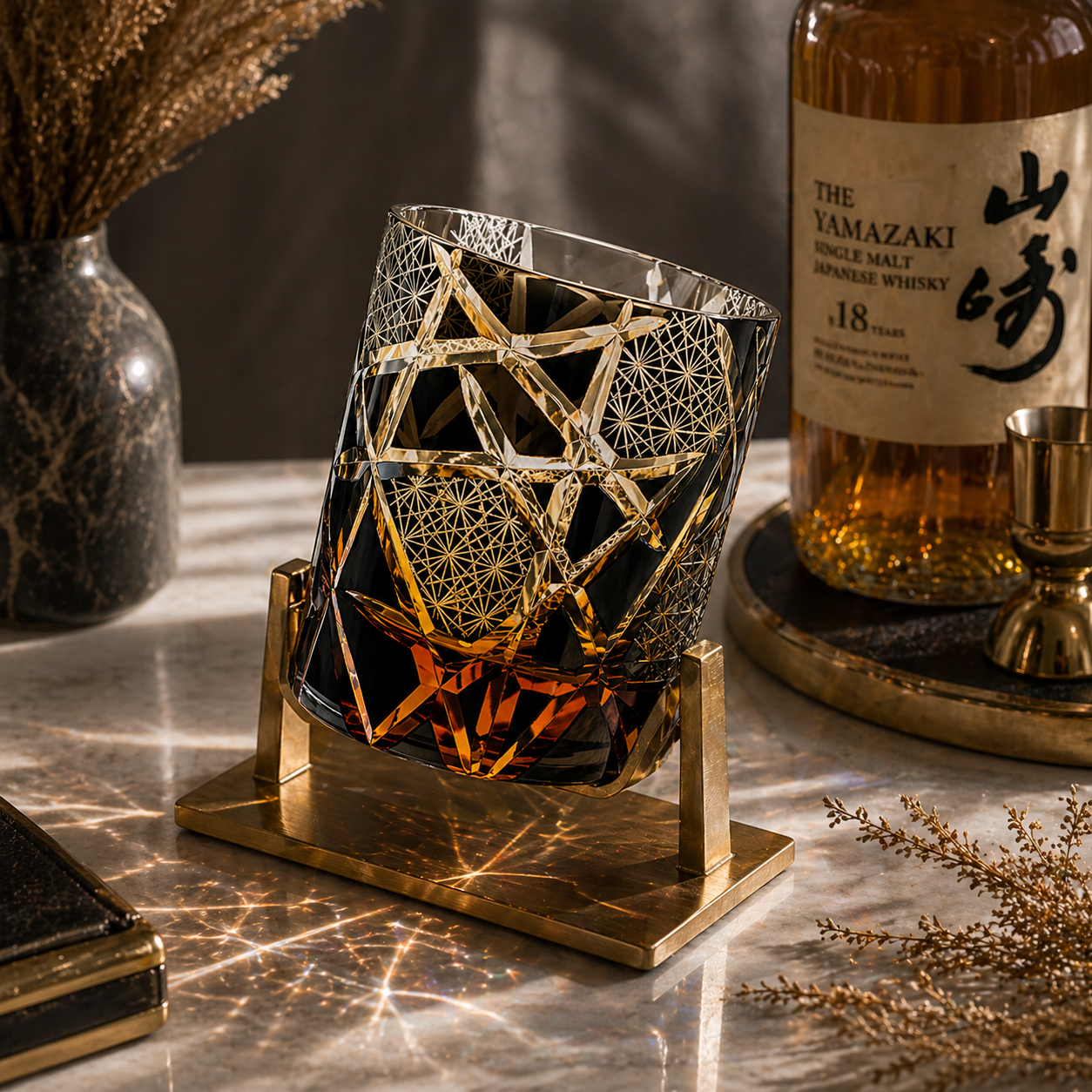 Verre à Whisky Edo Kiriko Gravé