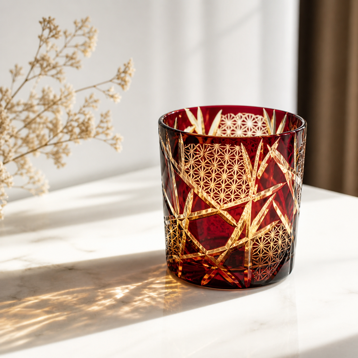 Verre à Whisky Edo Kiriko Gravé