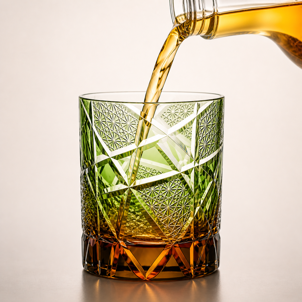 Verre à Whisky Edo Kiriko Gravé