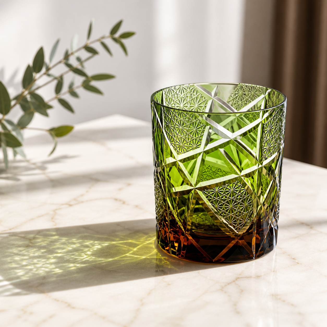 Verre à Whisky Edo Kiriko Gravé