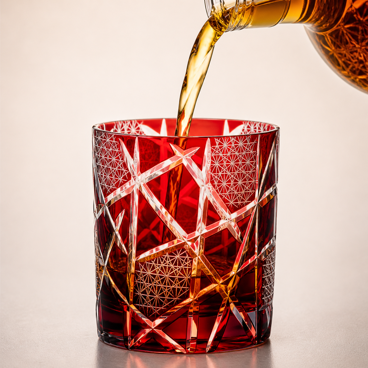 Verre à Whisky Edo Kiriko Gravé