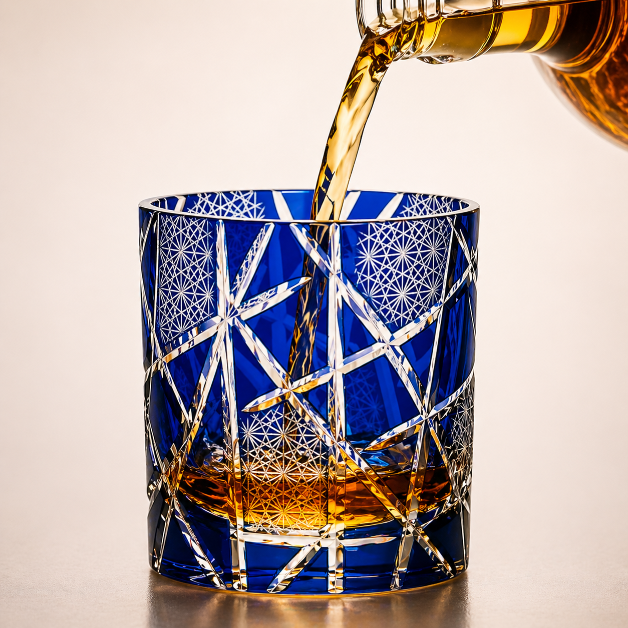 Verre à Whisky Edo Kiriko Gravé