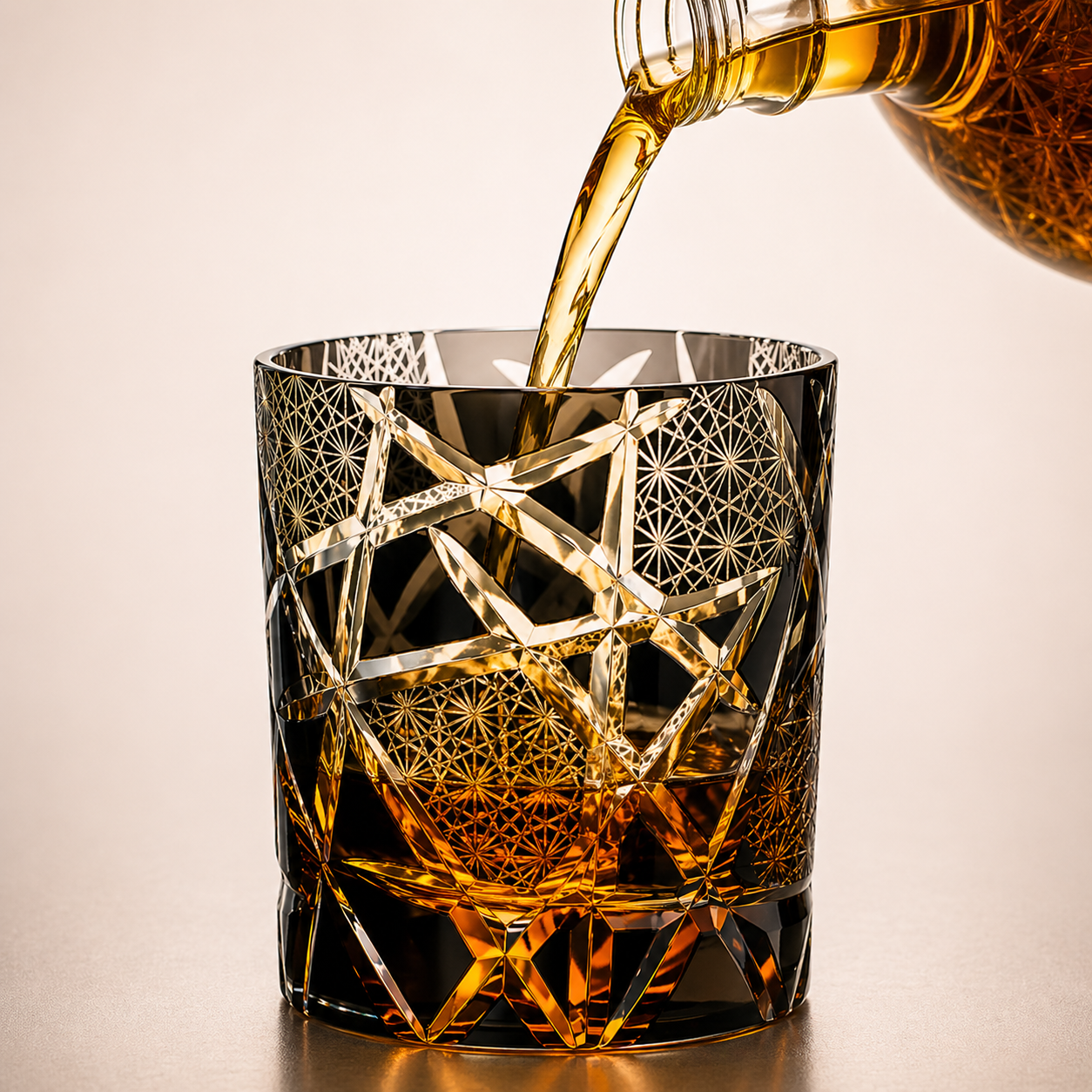 Verre à Whisky Edo Kiriko Gravé