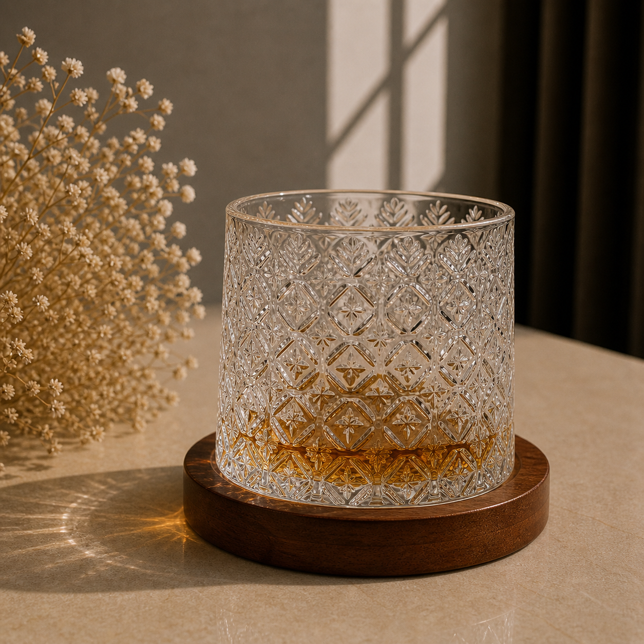Verre à Whisky avec Socle