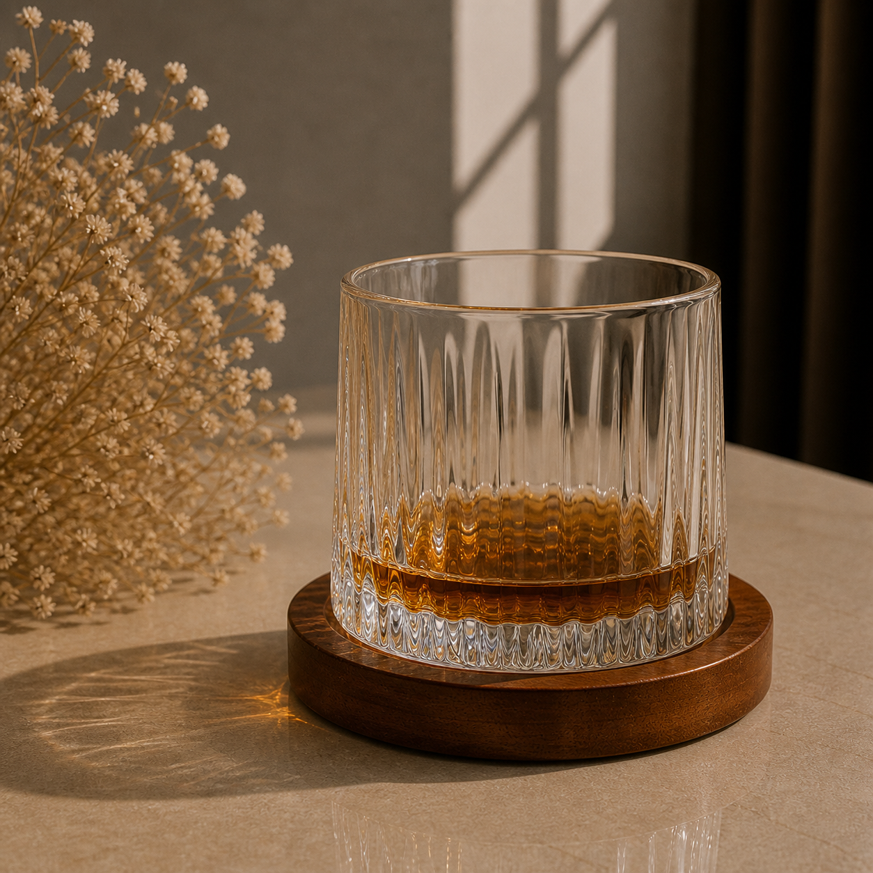 Verre à Whisky avec Socle