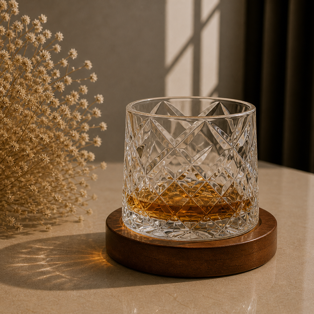 Verre à Whisky avec Socle