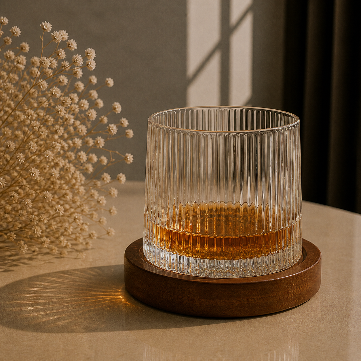 Verre à Whisky avec Socle